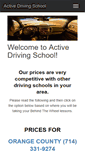 Mobile Screenshot of activedrivingschools.com